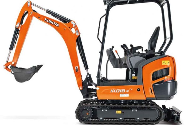 KUBOTA KX018-4R1 Open Station Excavator for Rent