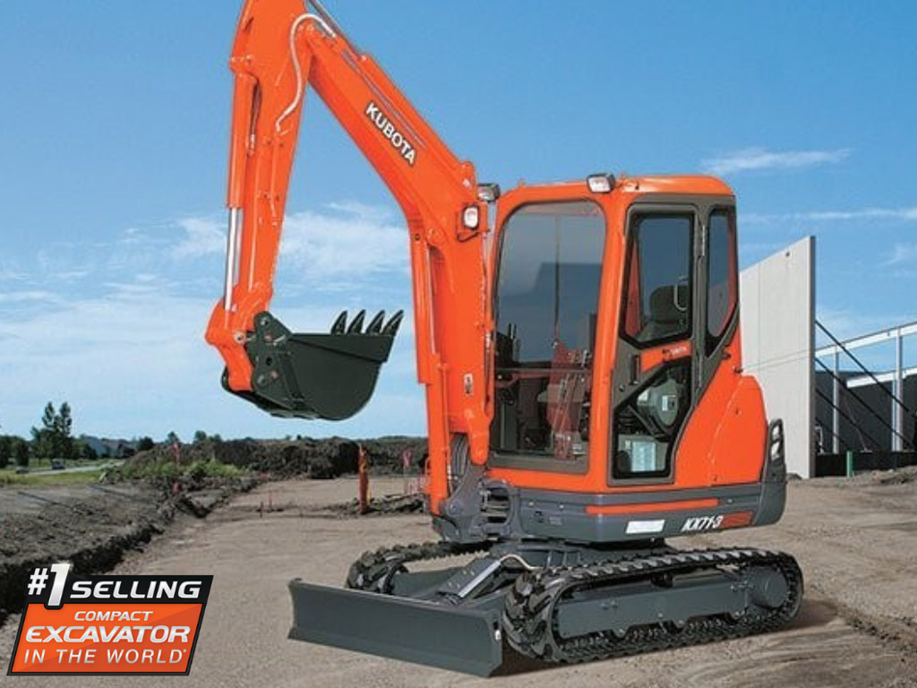 KUBOTA KX030-4 Excavator w/ 24" Bucket