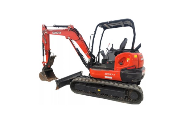 KUBOTA KX057-4R1A Open Station Excavator for Rent