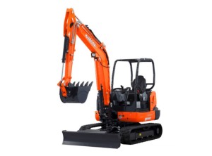 KUBOTA KX057-5R1A Open Station Excavator for Rent