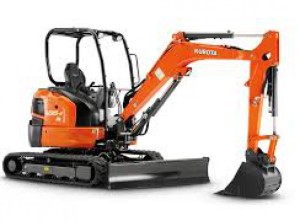 KUBOTA KX033-4R1A Open Station Excavator for Rent