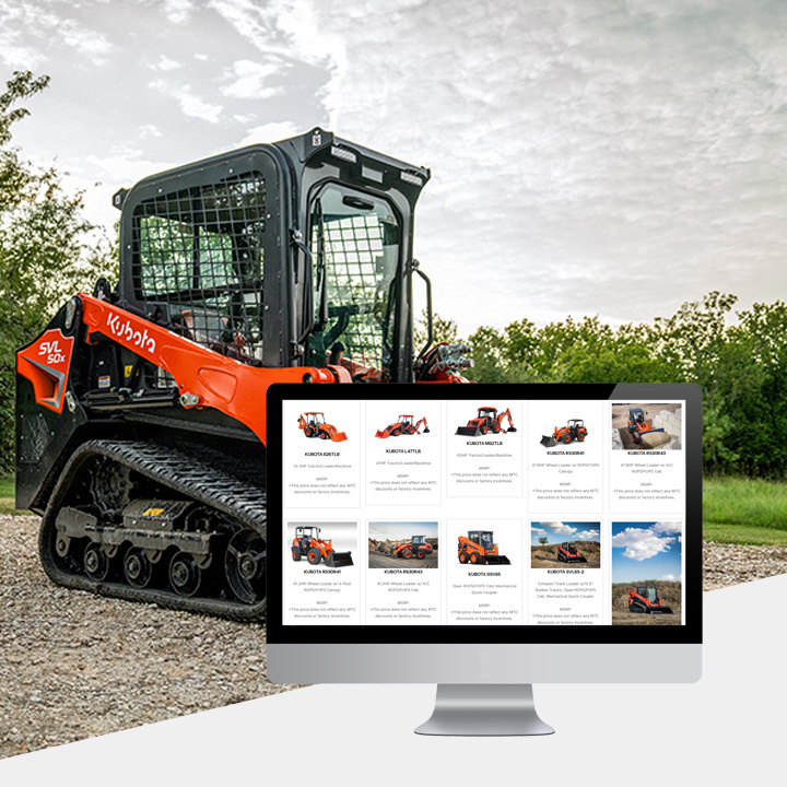 Construction Equipment Package Builder